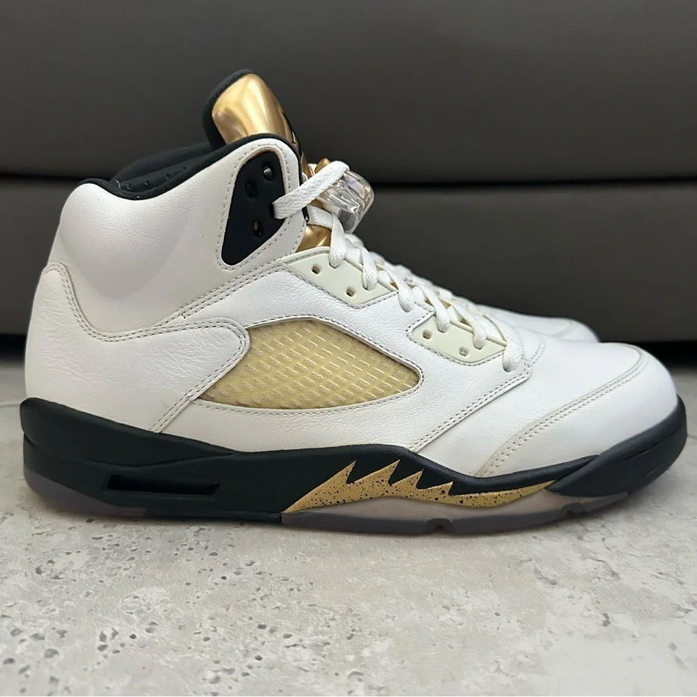 Jordan 5 Olympic 2016 Size 11.5 Rare Retro Authentic White High MJ OG AJ5